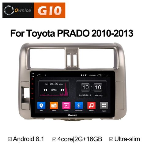 Ownice G10 S9613E  Toyota Prado 150 (Android 8.1)